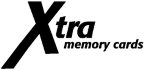 Xtra memory cards Logo (DPMA, 27.03.2003)