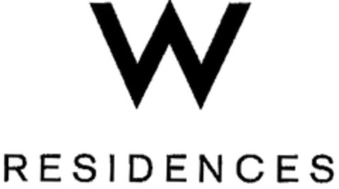 W RESIDENCES Logo (DPMA, 15.11.2006)