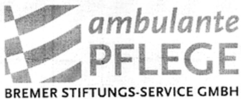 ambulante PFLEGE BREMER STIFTUNGS-SERVICE GMBH Logo (DPMA, 29.11.2007)