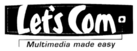 Let's Com Multimedia made easy Logo (DPMA, 02/26/1998)