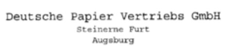 Deutsche Papier Vertriebs GmbH Steinerne Furt Augsburg Logo (DPMA, 20.04.1998)