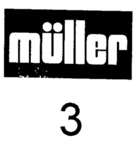 müller 3 Logo (DPMA, 04/22/1998)