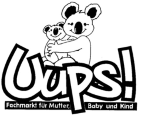 Uups! Fachmarkt für Mutter, Baby und Kind Logo (DPMA, 11.05.1999)