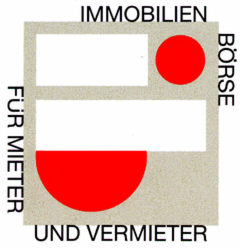 IMMOBILIENBÖRSE FÜR MIETER UND VERMIETER Logo (DPMA, 11.11.1999)
