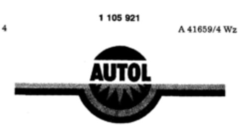 AUTOL Logo (DPMA, 20.06.1986)