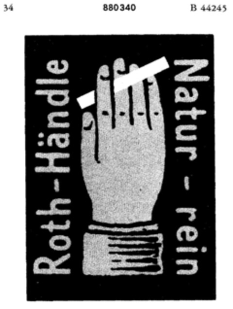 Roth-Händle Natur - rein Logo (DPMA, 14.04.1970)