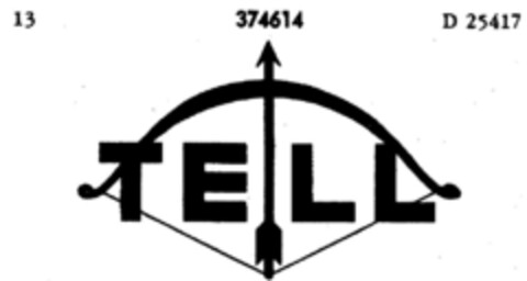 TELL Logo (DPMA, 08.04.1927)