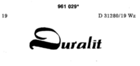 Duralit Logo (DPMA, 20.05.1977)