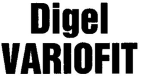 Digel VARIOFIT Logo (DPMA, 24.01.1987)