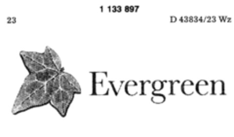 Evergreen Logo (DPMA, 29.09.1987)