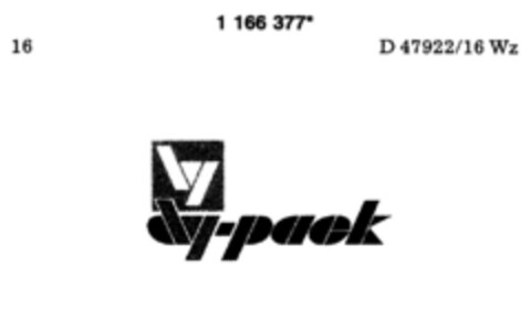 dy-pack Logo (DPMA, 24.04.1990)