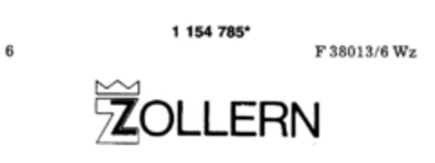 ZOLLERN Logo (DPMA, 14.10.1989)