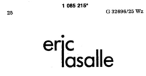 eric lasalle Logo (DPMA, 18.10.1985)