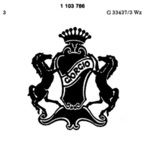 GIORGIO Logo (DPMA, 18.07.1986)