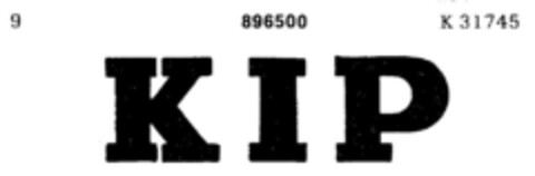 KIP Logo (DPMA, 12.01.1971)