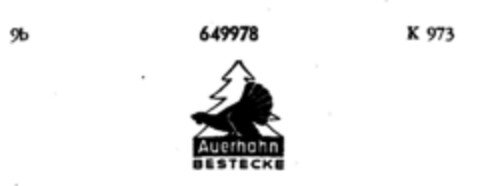 Auerhahn BESTECKE Logo (DPMA, 05.05.1950)