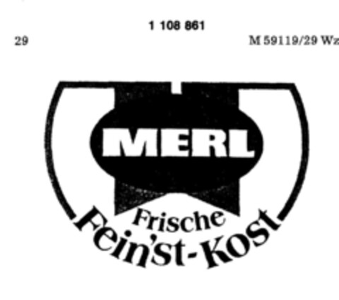 MERL Frische Fein`st-Kost Logo (DPMA, 08/26/1986)