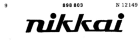 nikkai Logo (DPMA, 15.07.1970)