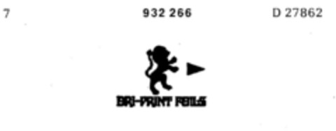 DRI-PRINT FOILS Logo (DPMA, 06.06.1973)