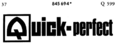 Quick-perfect Logo (DPMA, 22.12.1967)