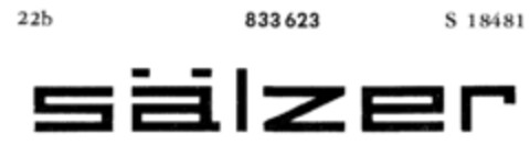 sälzer Logo (DPMA, 05.03.1966)