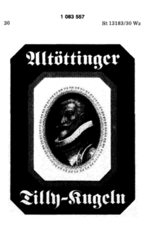 Altöttinger Tilly-Kugeln Logo (DPMA, 27.08.1982)