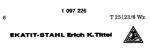 EKATIT-STAHL Erich K. Tittel Logo (DPMA, 03.12.1985)