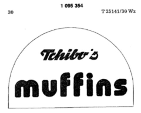 Tchibo`s muffins Logo (DPMA, 06.12.1985)