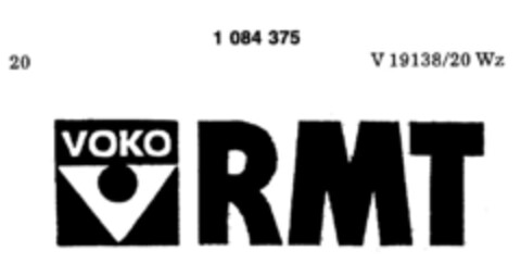 VOKO RMT Logo (DPMA, 10/24/1984)