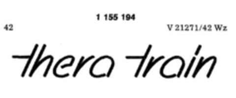 thera train Logo (DPMA, 03.03.1989)