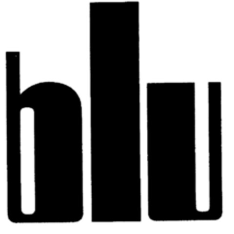 blu Logo (DPMA, 03/21/2001)