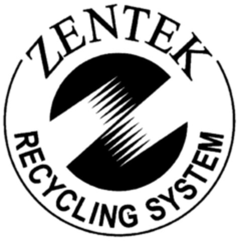ZENTEK RECYCLING SYSTEM Logo (DPMA, 29.05.2001)