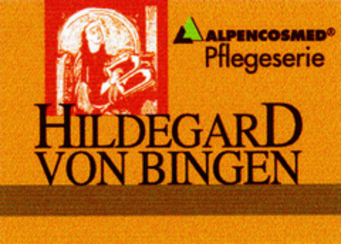 ALPENCOSMED Pflegeserie HILDEGARD VON BINGEN Logo (DPMA, 31.08.2001)