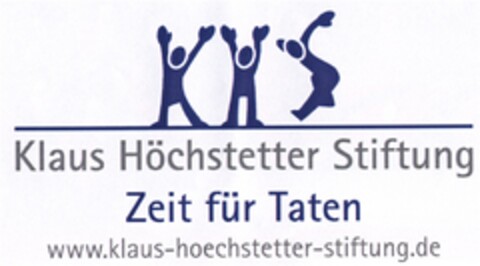 KHS Klaus Höchstetter Stiftung Zeit für Taten Logo (DPMA, 29.10.2008)