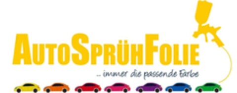 AUTOSPRÜHFOLIE ... immer die passende Farbe Logo (DPMA, 11.12.2015)