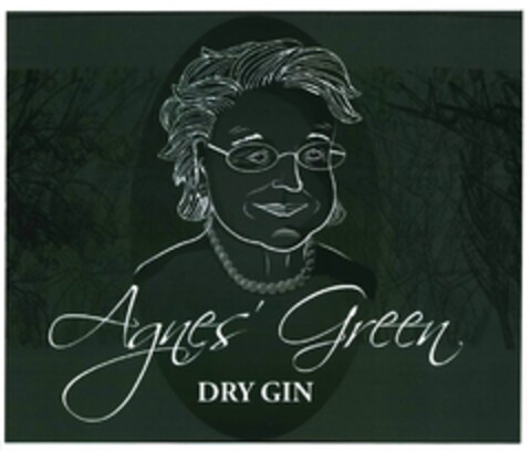 Agnes´ Green DRY GIN Logo (DPMA, 28.04.2016)