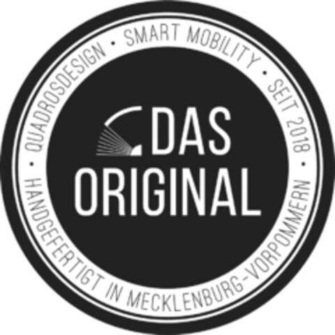 DAS ORIGINAL · QUADROSDESIGN · SMART MOBILITY · SEIT 2018 · Logo (DPMA, 02/05/2020)