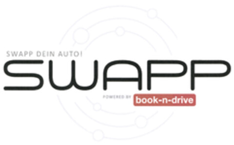SWAPP DEIN AUTO! SWAPP POWERED BY book-n-drive Logo (DPMA, 29.10.2021)
