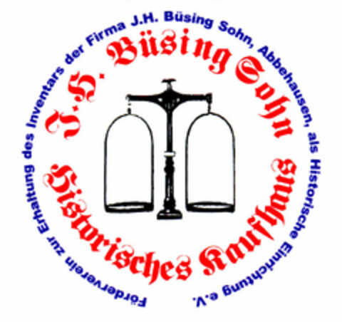 Historisches Kaufhaus J.H. Büsing Sohn Logo (DPMA, 19.02.2002)