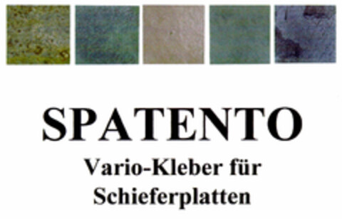 SPATENTO Vario-Kleber für Schieferplatten Logo (DPMA, 02.04.2002)