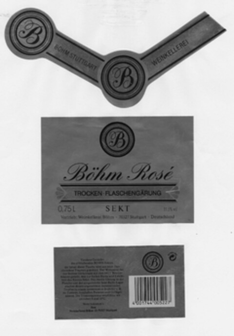 Böhm Rosé Logo (DPMA, 06.04.2002)