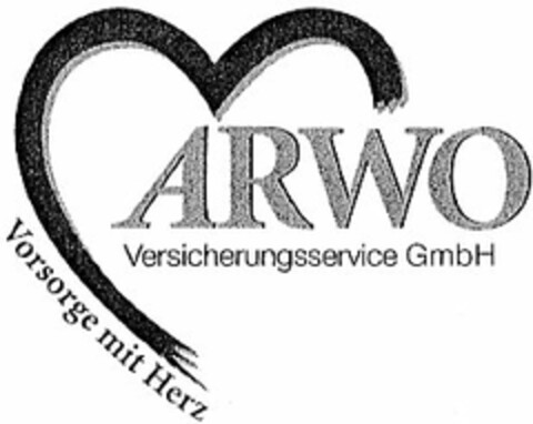 ARWO Versicherungsservice GmbH Vorsorge mit Herz Logo (DPMA, 10.05.2004)