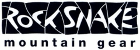 ROCKSNAKE mountain gear Logo (DPMA, 12.05.2004)