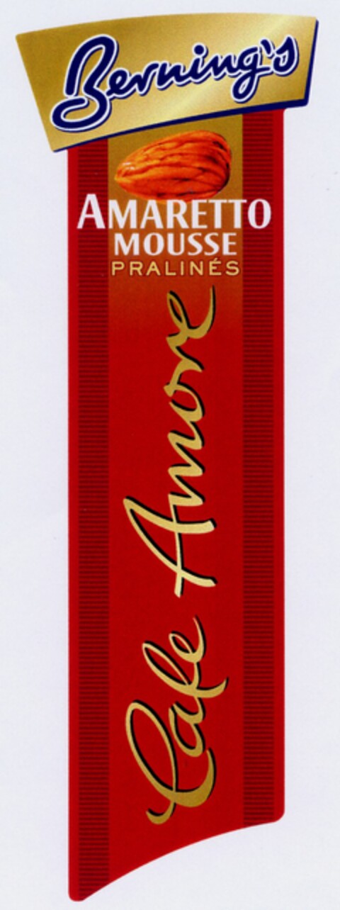 Berning's Cafe Amore AMARETTO MOUSSE PRALINES Logo (DPMA, 17.11.2004)