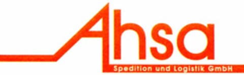 Ahsa Spedition und Logistik GmbH Logo (DPMA, 04/12/2006)