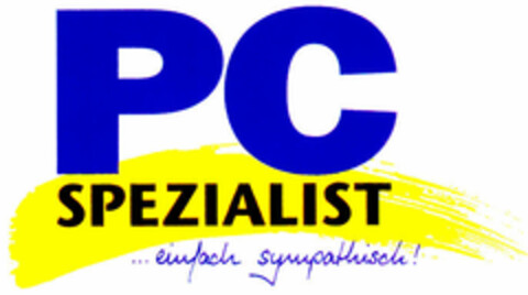 PC SPEZIALIST ...einfach sympathisch! Logo (DPMA, 19.11.1994)