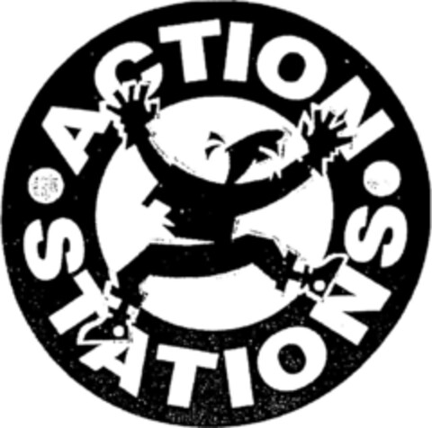 ACTION STATIONS Logo (DPMA, 19.04.1995)
