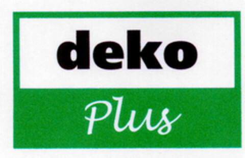 deko Plus Logo (DPMA, 20.01.1998)