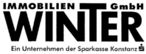 IMMOBILIEN GmbH WINTER Ein Unternehmen der Sparkasse Konstanz Logo (DPMA, 30.06.1999)