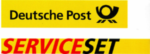 Deutsche Post SERVICESET Logo (DPMA, 30.11.1999)